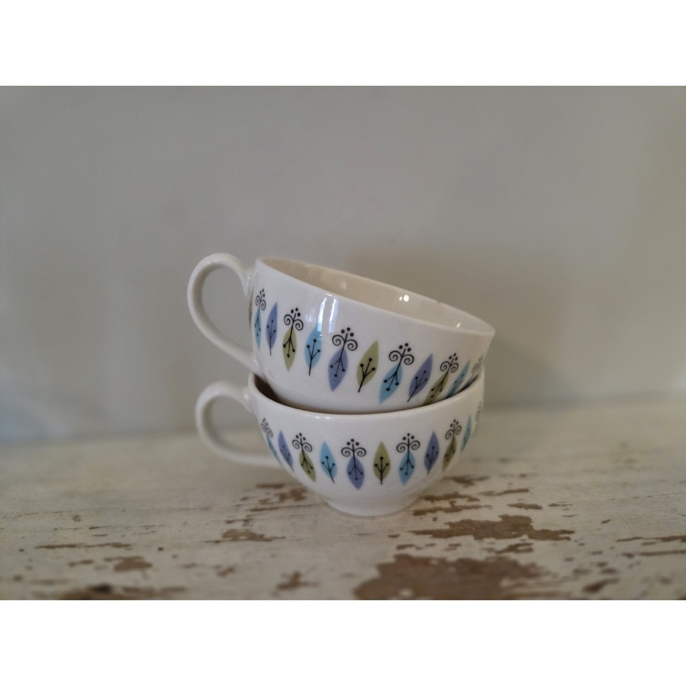 Vintage Carefree Syracuse True China NORDIC: 2 Mug Cups